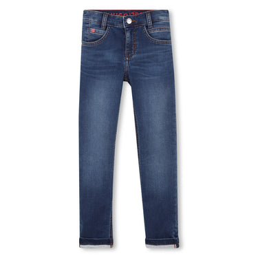 HUGO Jean para niño adolescente de mezclilla slim fit